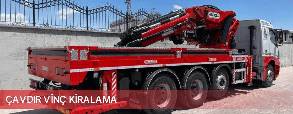 Çavdır İlçemi Vinç Kiralama